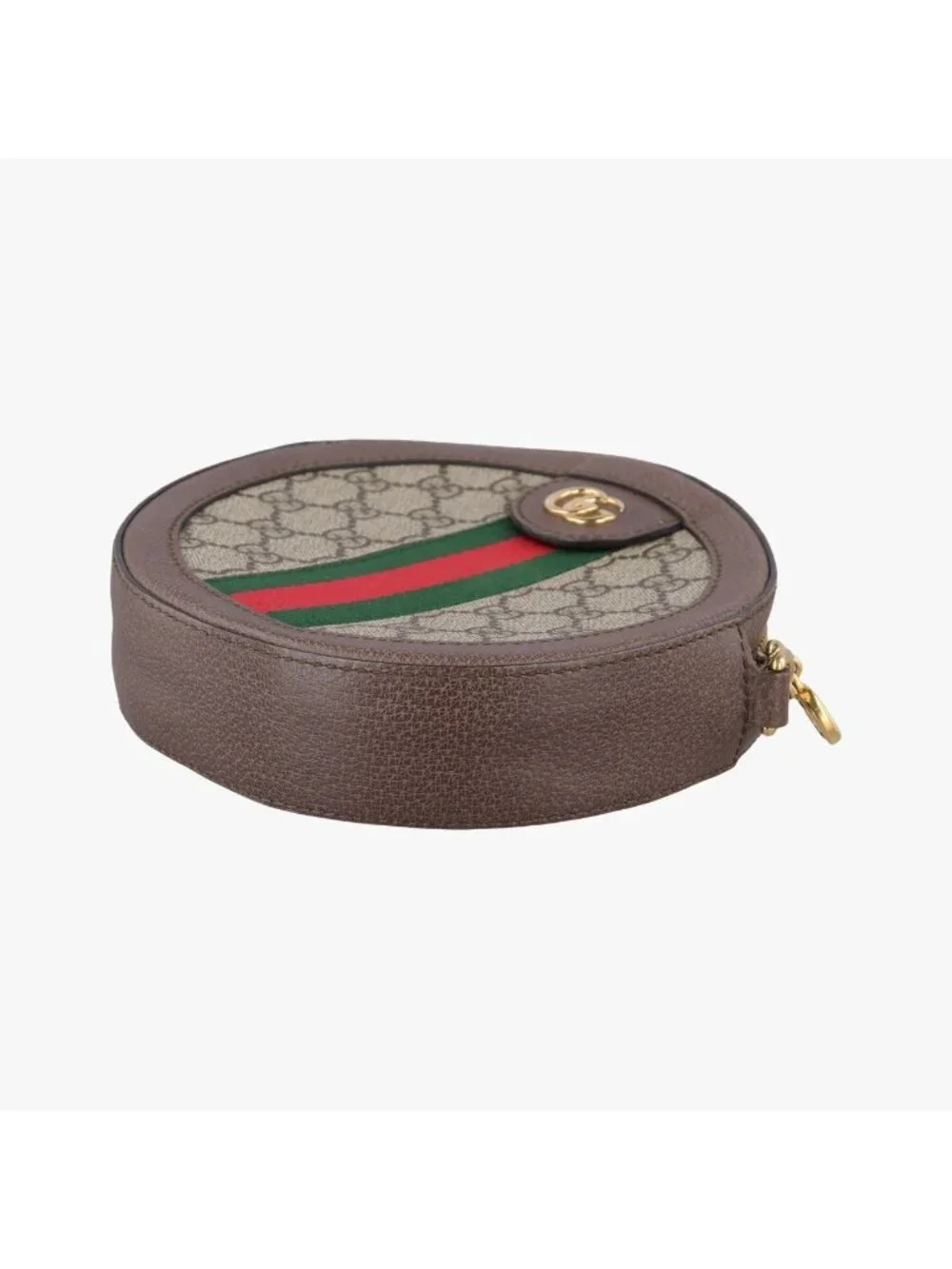 Gucci Ophidia Brown Beige Multi Canvas Leather Shoulder